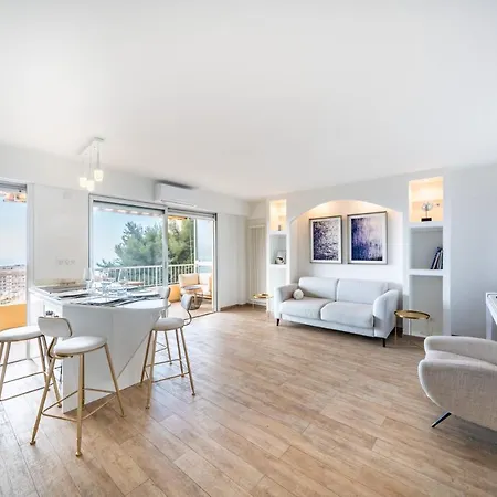 Monaco Border, Sea View, Terrace, Free Parking * Beausoleil